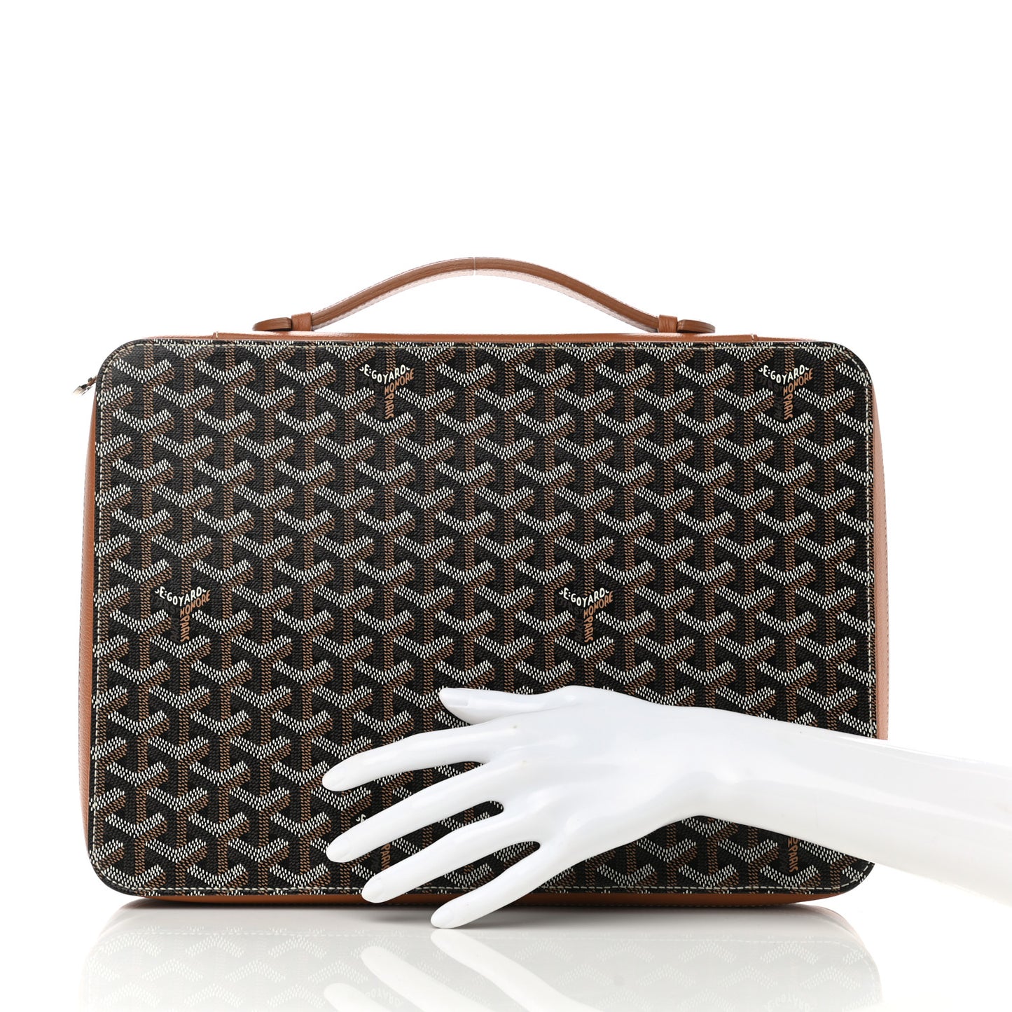 Goyardine Universal Companion Portfolio Black Gold
