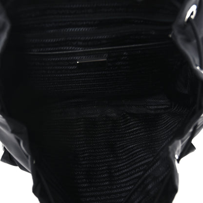 Prada Tessuto Nylon Saffiano Medium Backpack Black 5 of 10