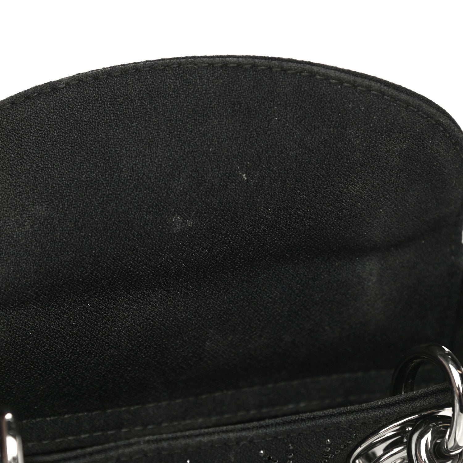 Christian Dior Canvas Studded Cannage Mini Lady Dior Black 8 of 18