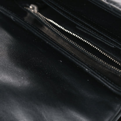 Saint Laurent Calfskin Y Quilted Monogram Toy Loulou Crossbody Bag Black 8 of 14