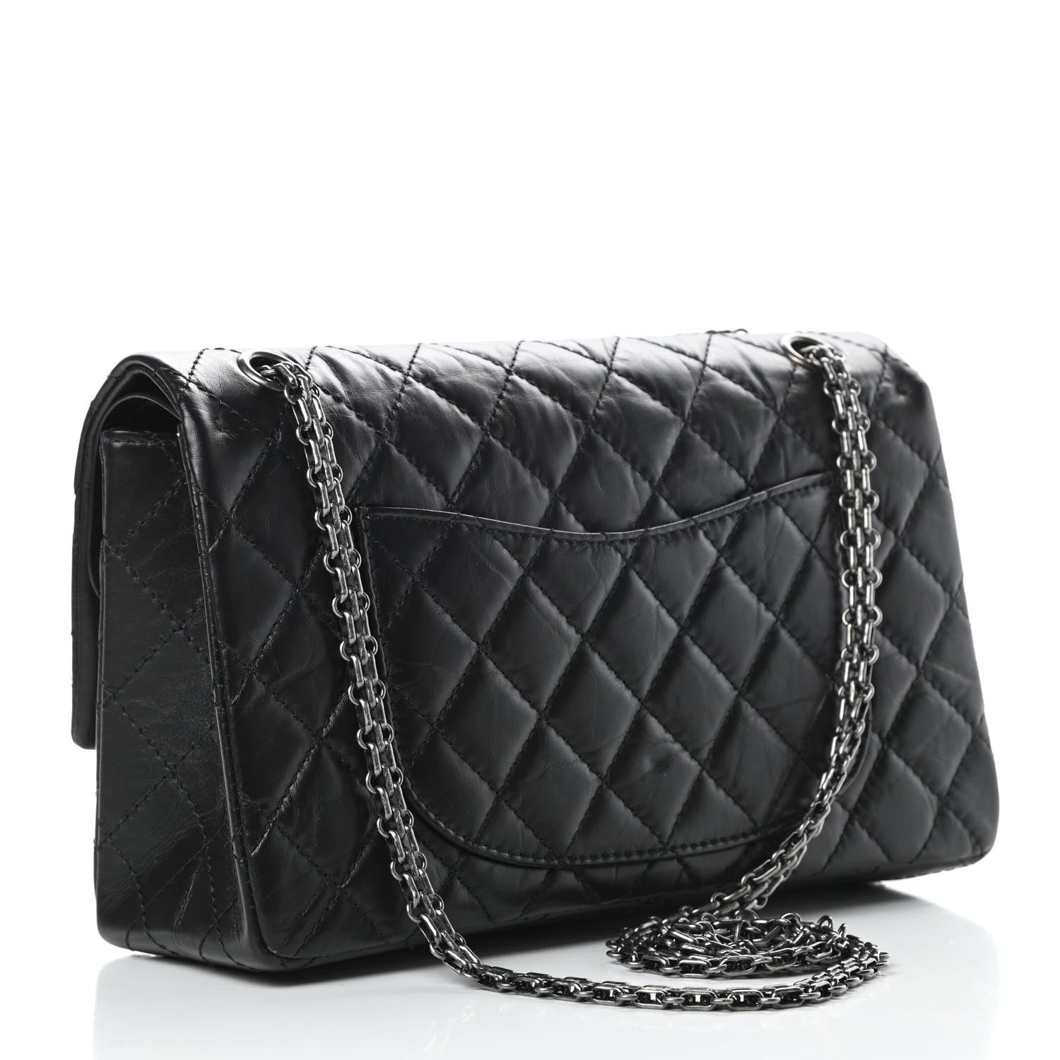 Chanel Aged Calfskin Quilted 2.55 Reissue 226 Black 3 of 13