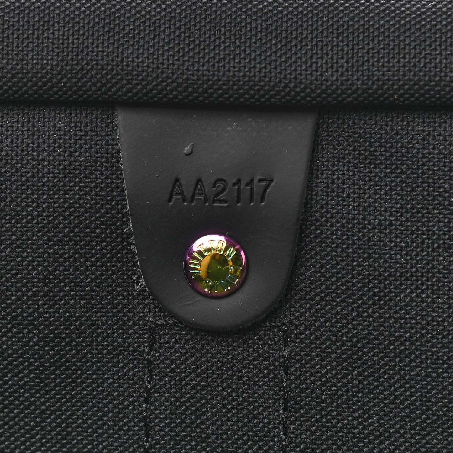 Louis Vuitton X FUJIWARA Monogram Eclipse Flash Fragment Keepall Bandouliere 55 7 of 10