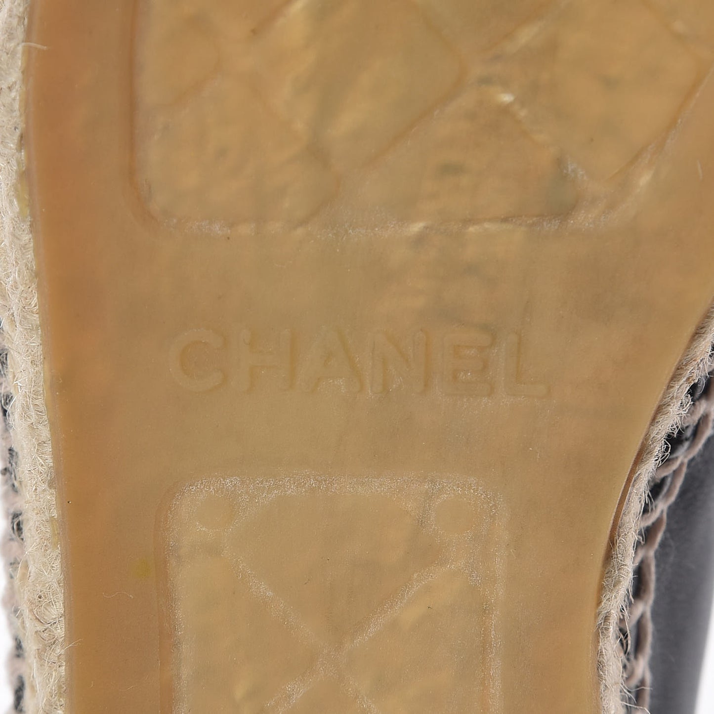 Lambskin CC Espadrilles 36 Black