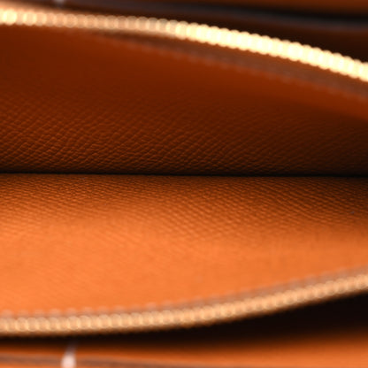 Hermes Epsom Kelly Wallet To Go Gold 5 of 14