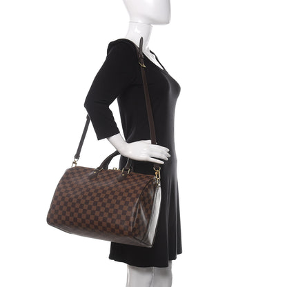 Louis Vuitton Damier Ebene Speedy Bandouliere 35 2 of 10