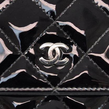 Chanel Patent Wallet On Chain WOC Black 7 of 11