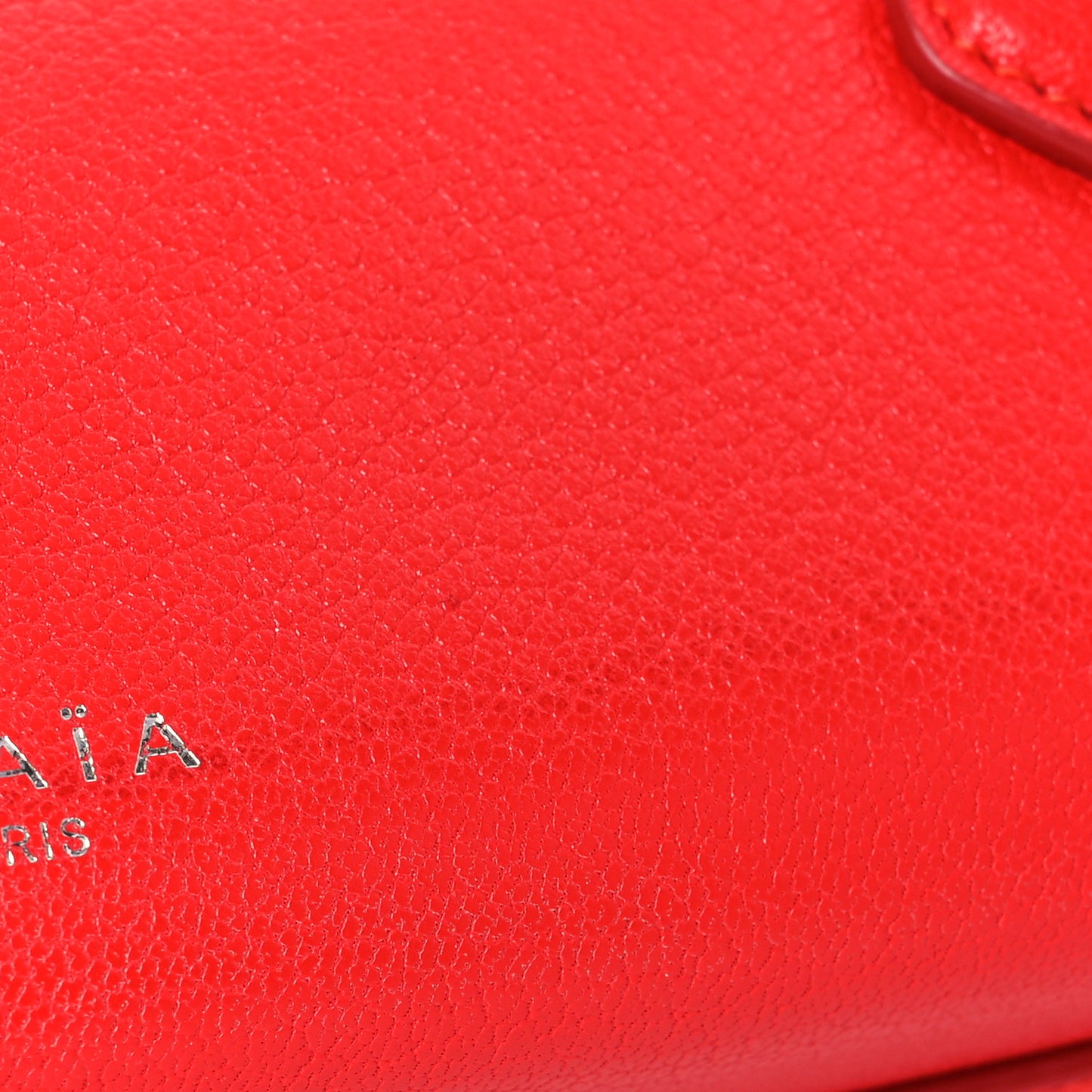 Goatskin Small Le Teckel Bag Rouge