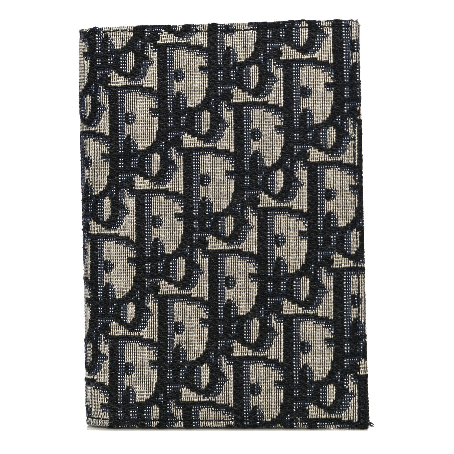 Christian Dior Oblique Bi-Fold Card Holder Blue 1 of 15
