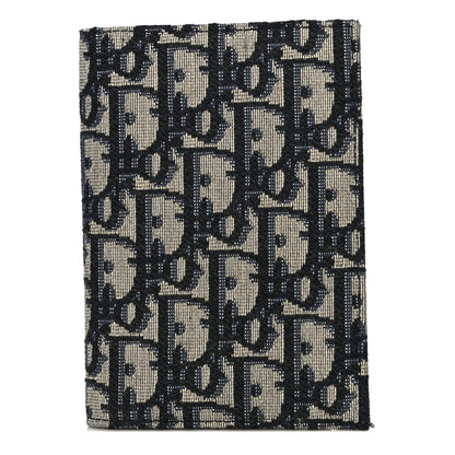 Christian Dior Oblique Bi-Fold Card Holder Blue 1 of 15