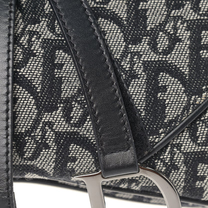 Christian Dior Monogram Double Saddle Bag Black 11 of 12