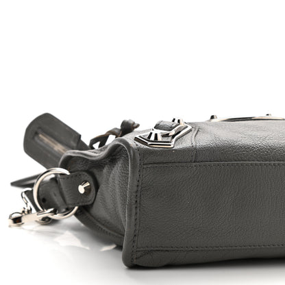 Balenciaga Chevre Silver Metallic Edge Hardware Mini City Gris Acier 9 of 10