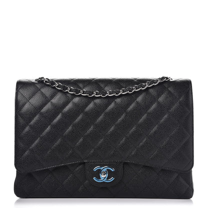 Chanel Caviar Quilted Maxi Double Flap Black 1 of 8