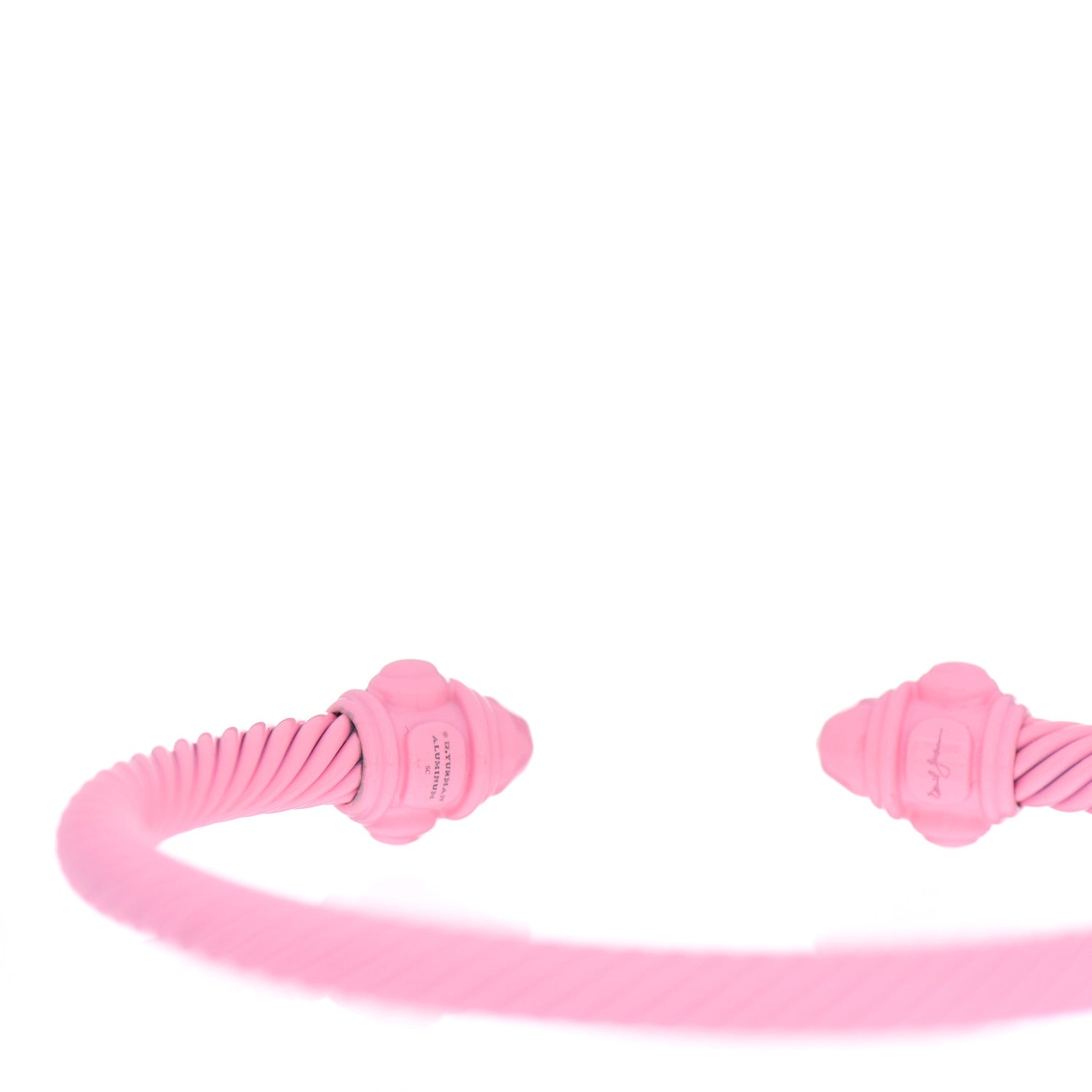 David Yurman Aluminum 5mm Renaissance Bracelet Pink 3 of 3