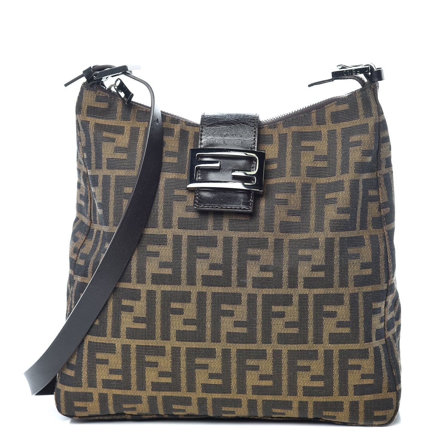 Fendi Zucca Shoulder Bag Tobacco 1 of 10