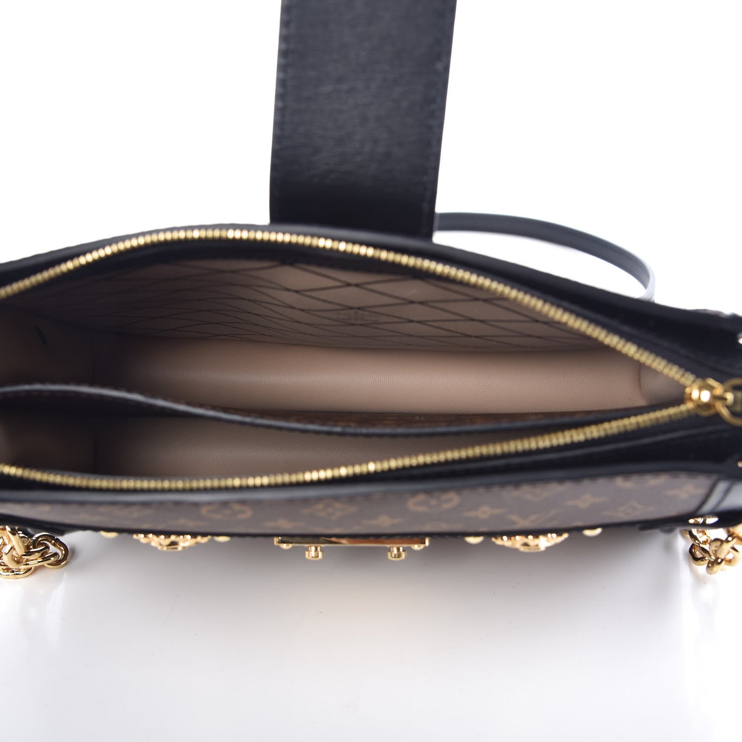 Reverse Monogram Trunk Clutch