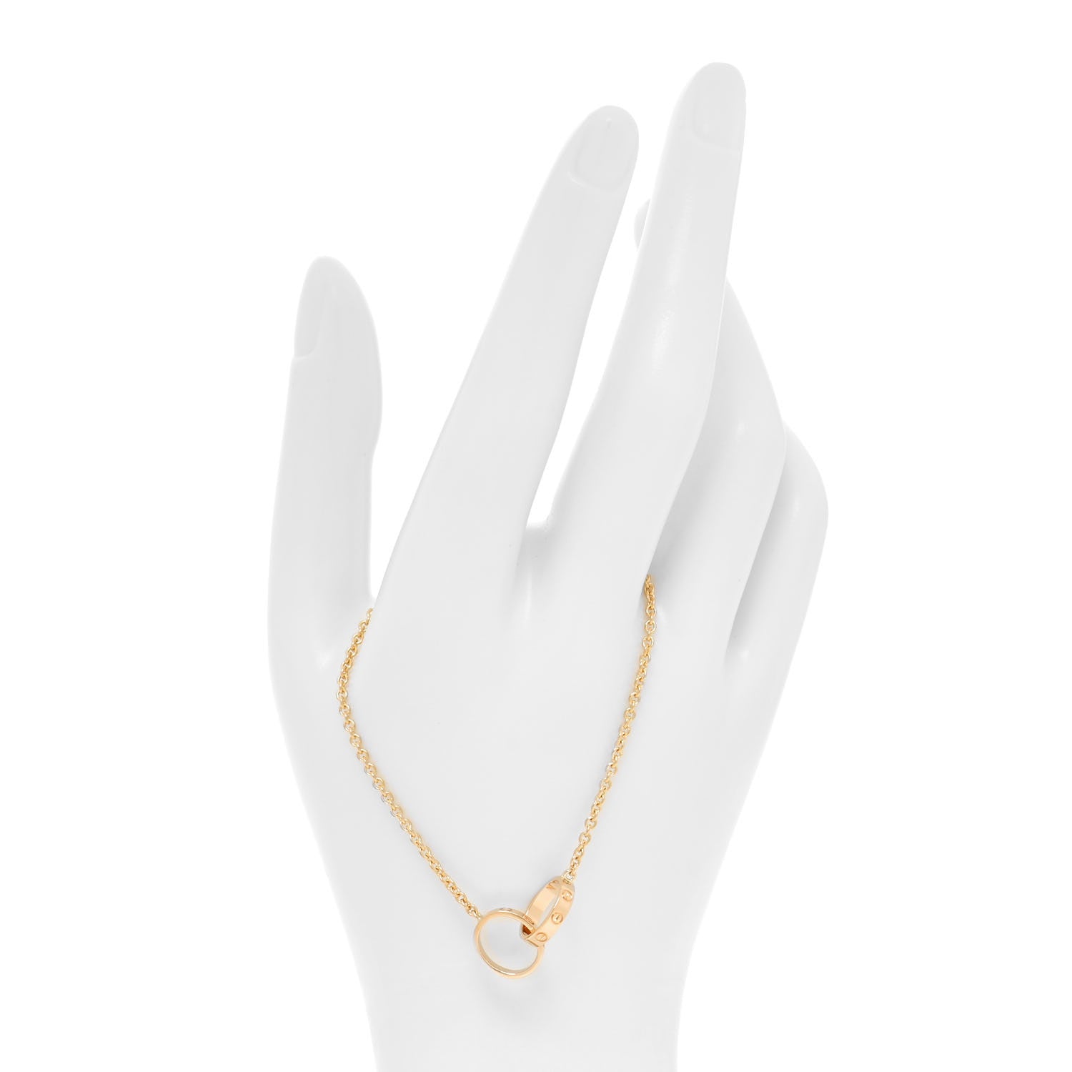 Cartier 18K Yellow Gold Interlocking LOVE Bracelet 2 of 6