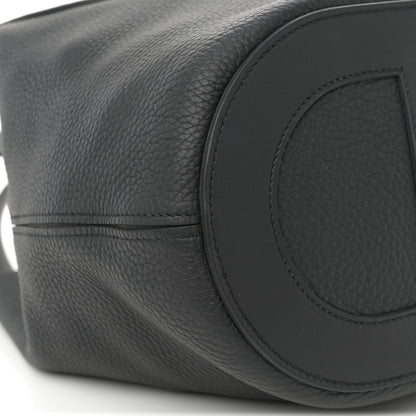 Hermes Taurillon Clemence Swift In-The-Loop 23 Bag Black 9 of 10