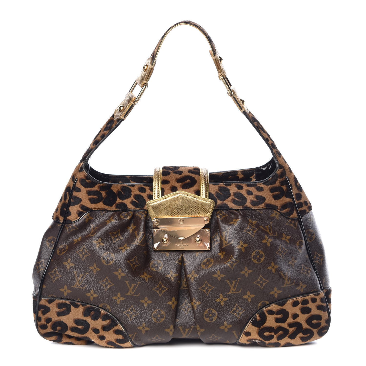 Louis Vuitton Monogram Leopard Polly 1 of 17