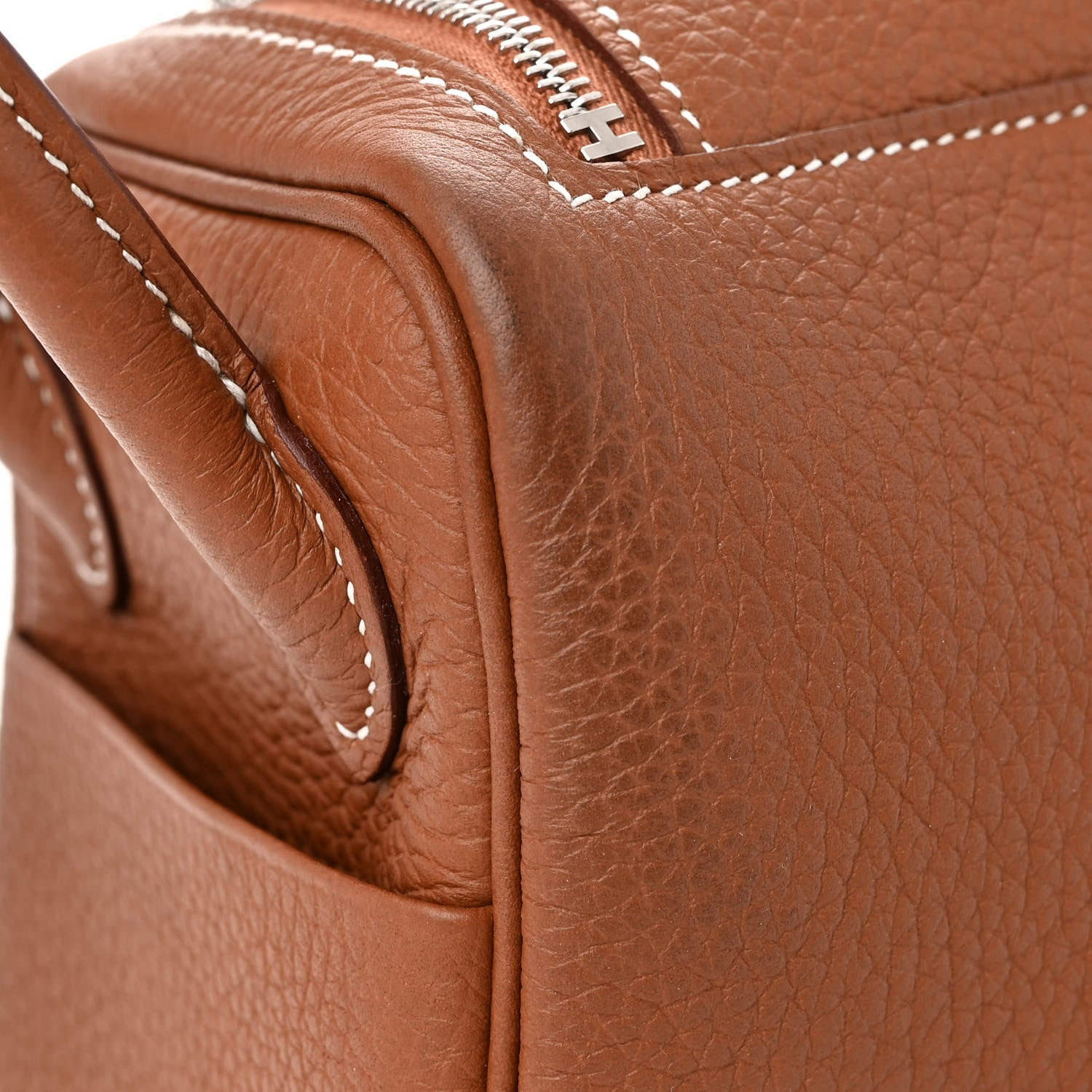 Hermes Taurillon Clemence Mini Lindy 20 Gold 12 of 12
