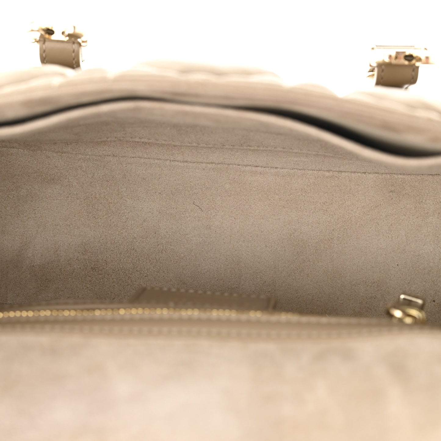 Calfskin Macrocannage Small Diorcamp Messenger Sand