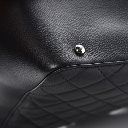 Chanel Caviar Quilted Large CC Box Shopping Tote Black 13 of 13
