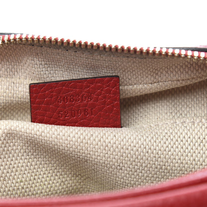 Gucci Pebbled Calfskin Small Soho Disco Bag Vibrant Red 7 of 11