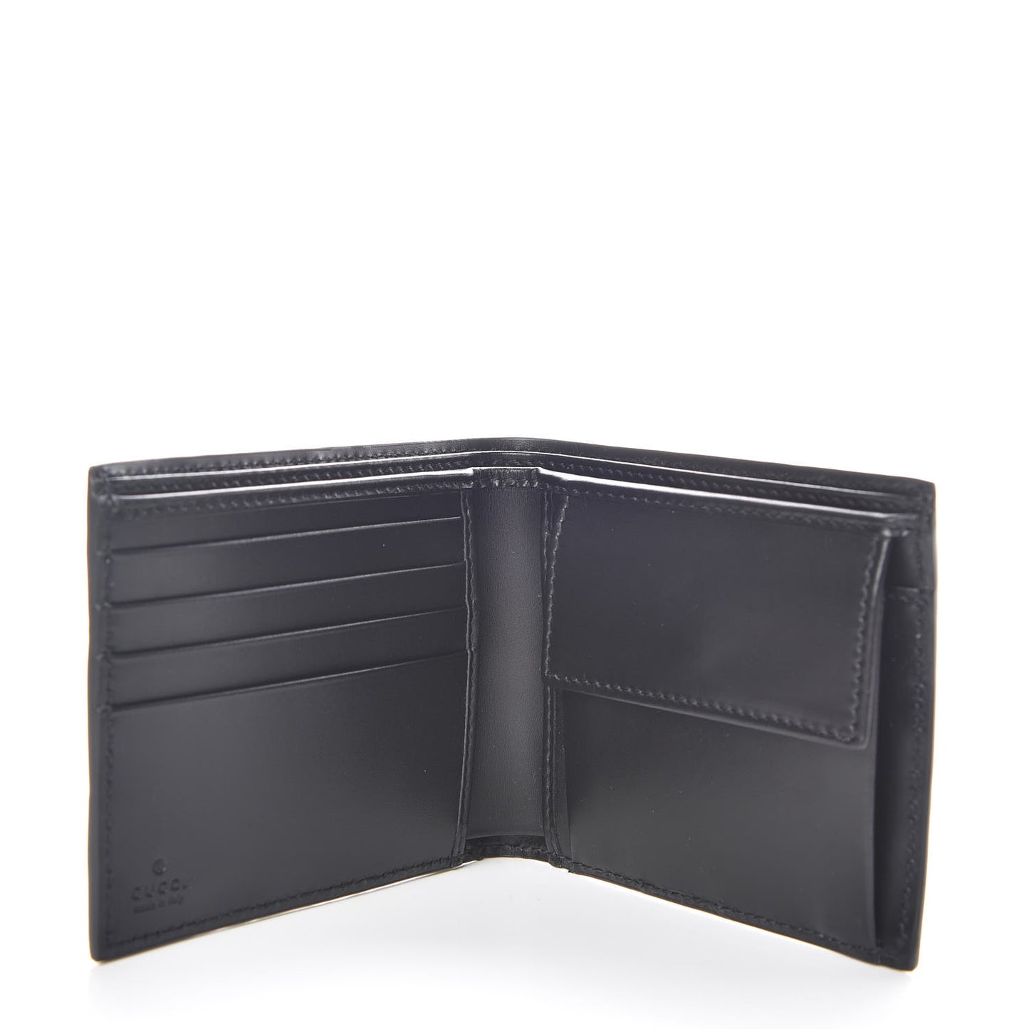 Guccissima Signature Dorian Bi-Fold Wallet Black