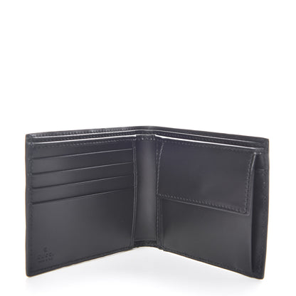 Gucci Guccissima Signature Dorian Bi-Fold Wallet Black 5 of 8