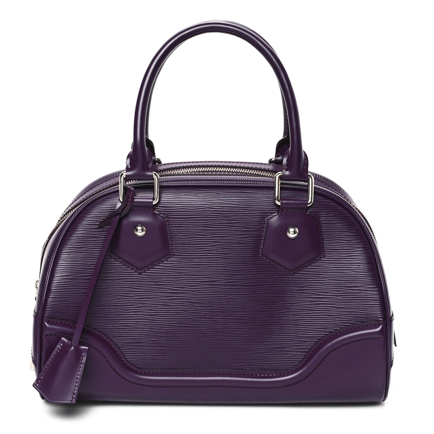 Louis Vuitton Epi Bowling Montaigne PM Cassis 1 of 9