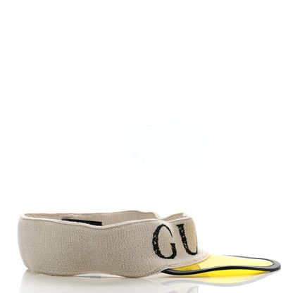 Gucci Vinyl Logo Visor L Yellow 6 of 9