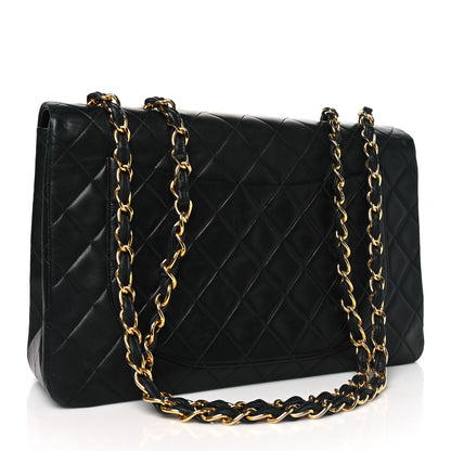 Chanel Lambskin Quilted XL Jumbo Single Flap Black 3 of 11