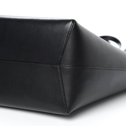 Mansur Gavriel Calfskin Large Shopping Tote Black Flamma 8 of 17
