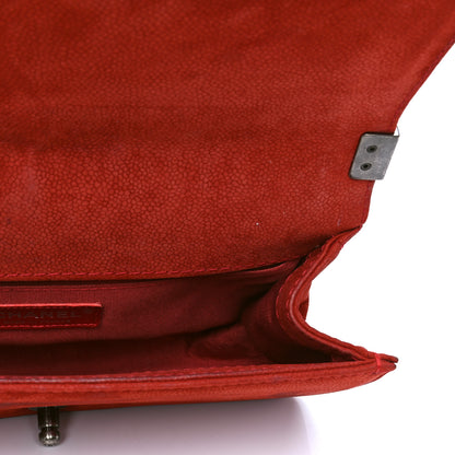 Chanel Iridescent Caviar Quilted Medium Boy Flap Red 4 of 6