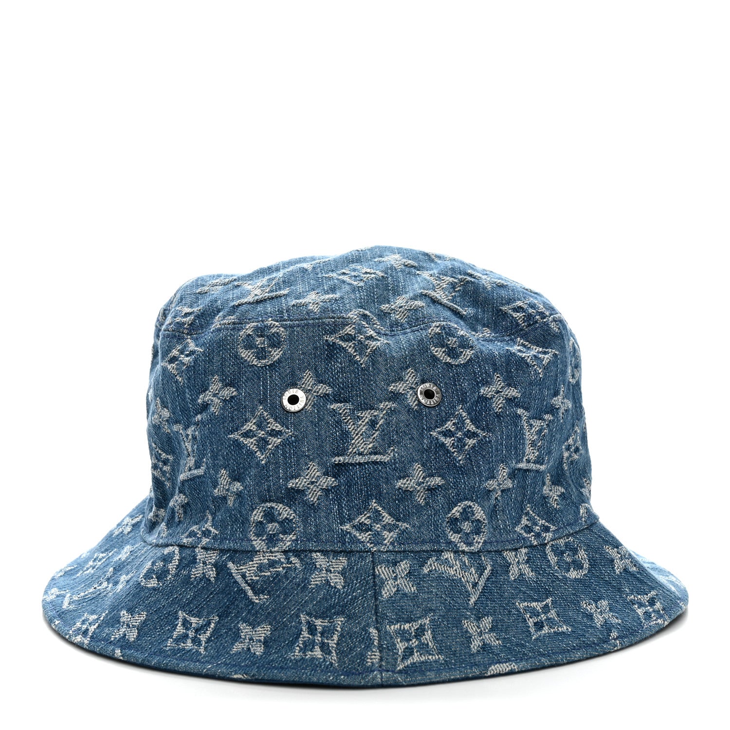Louis Vuitton Monogram Denim Transformable Bob Bucket Hat Blue 10 of 16