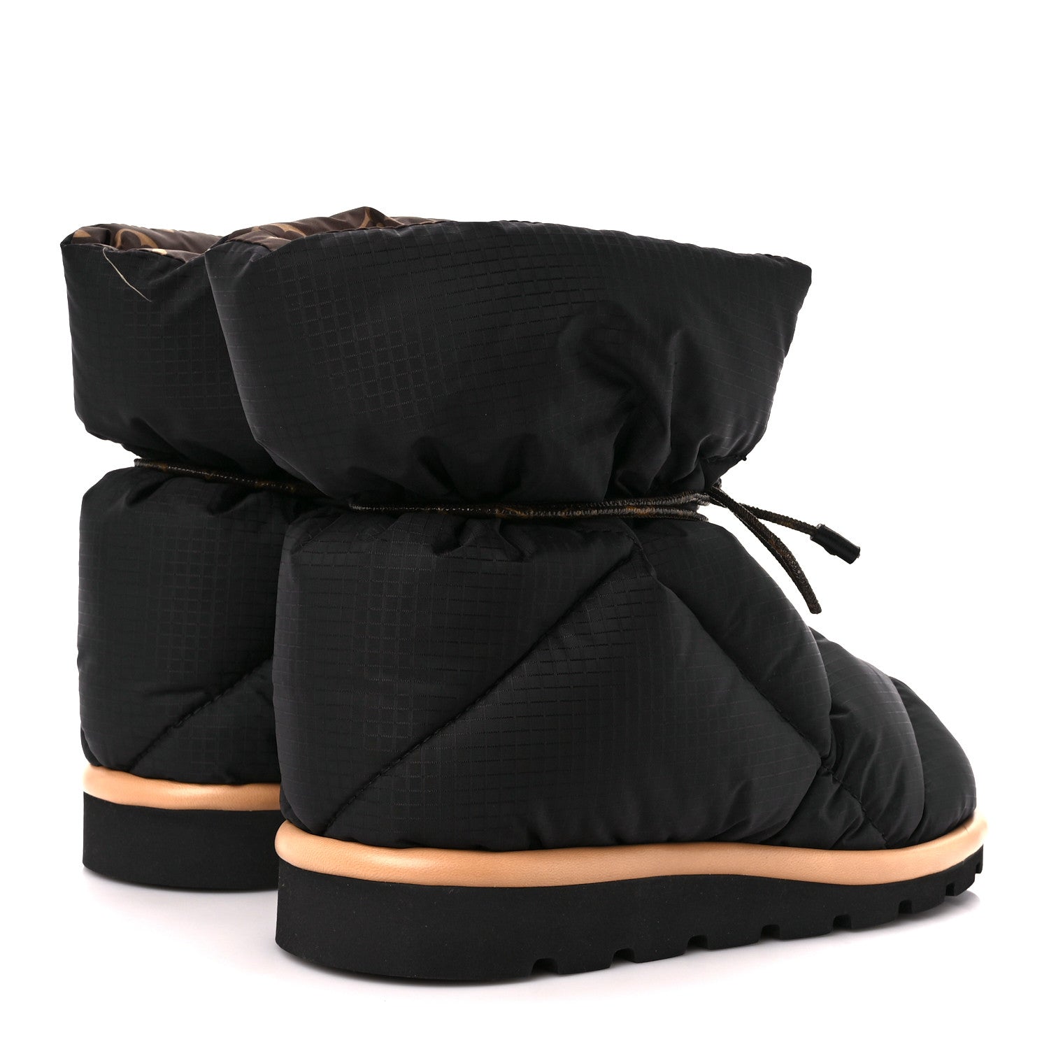 Louis Vuitton Nylon Monogram Pillow Comfort Ankle Boot 38 Black 4 of 10