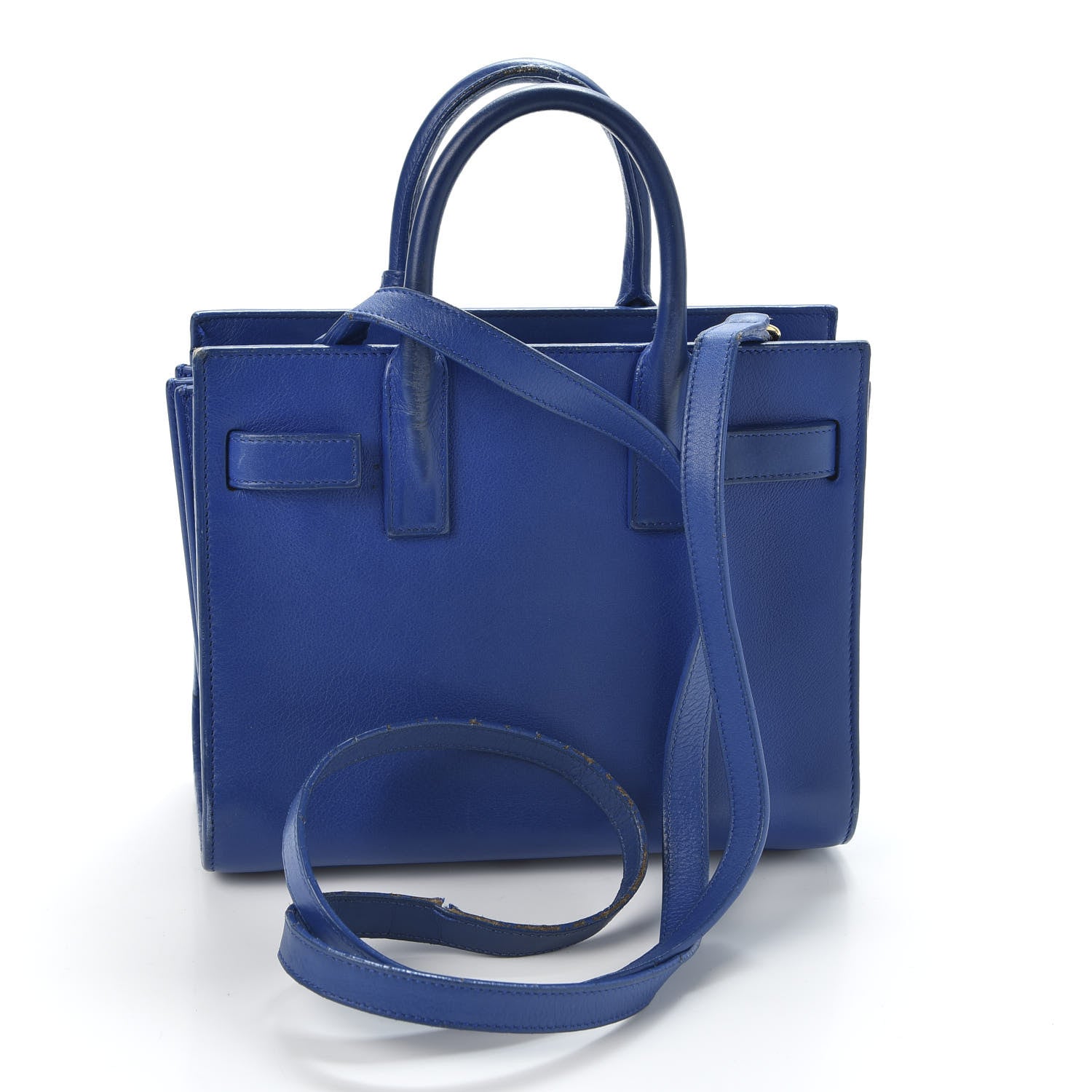 Saint Laurent Calfskin Nano Sac De Jour Royal Blue 2 of 16