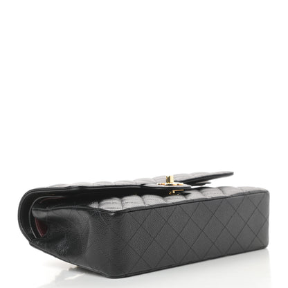 Chanel Caviar Quilted Medium Double Flap Black 4 of 13