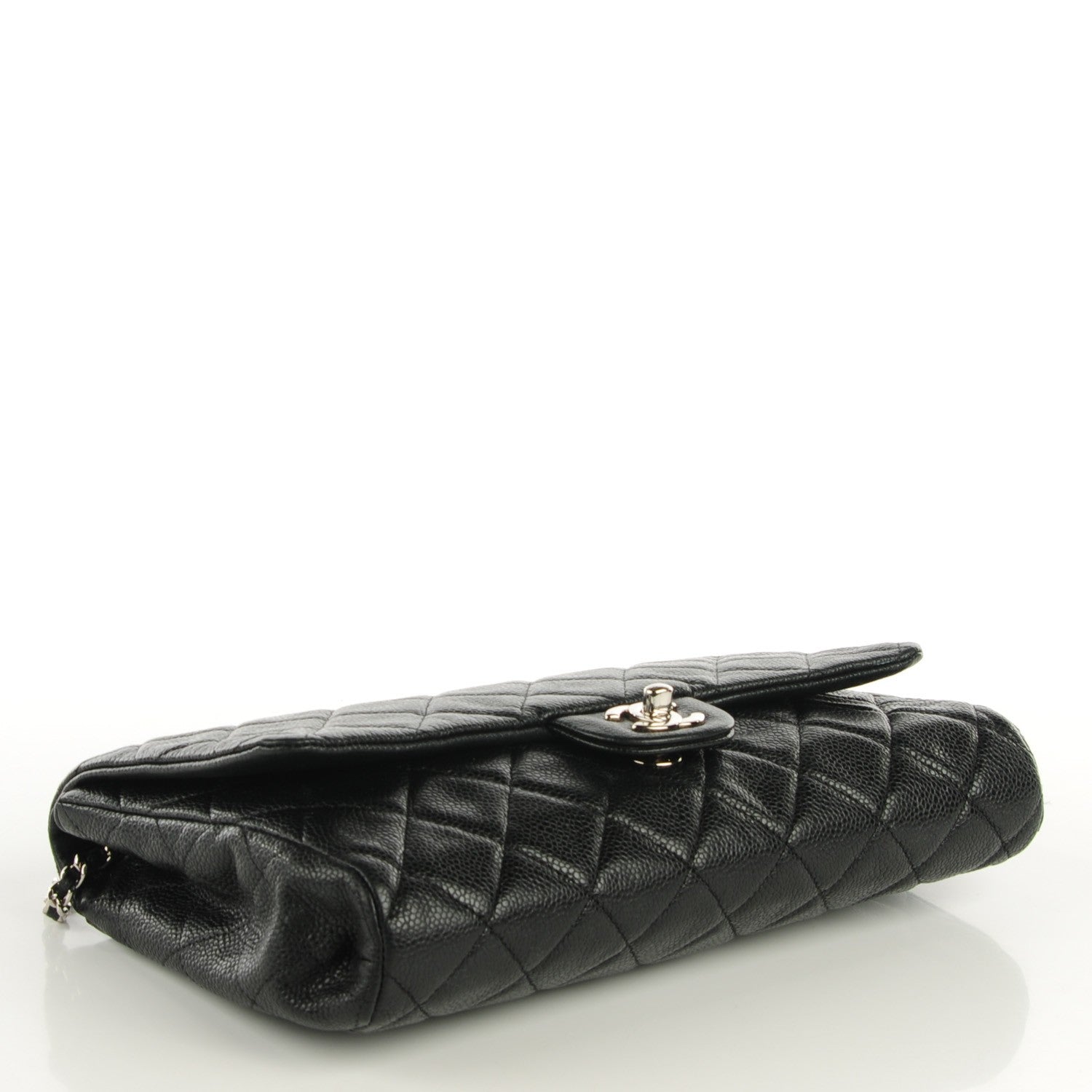Chanel Caviar Quilted Clutch With Chain Flap Black 4 of 8