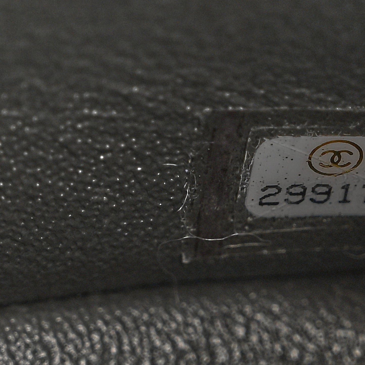 Lambskin Quilted Mini Rectangular Flap Dark Grey