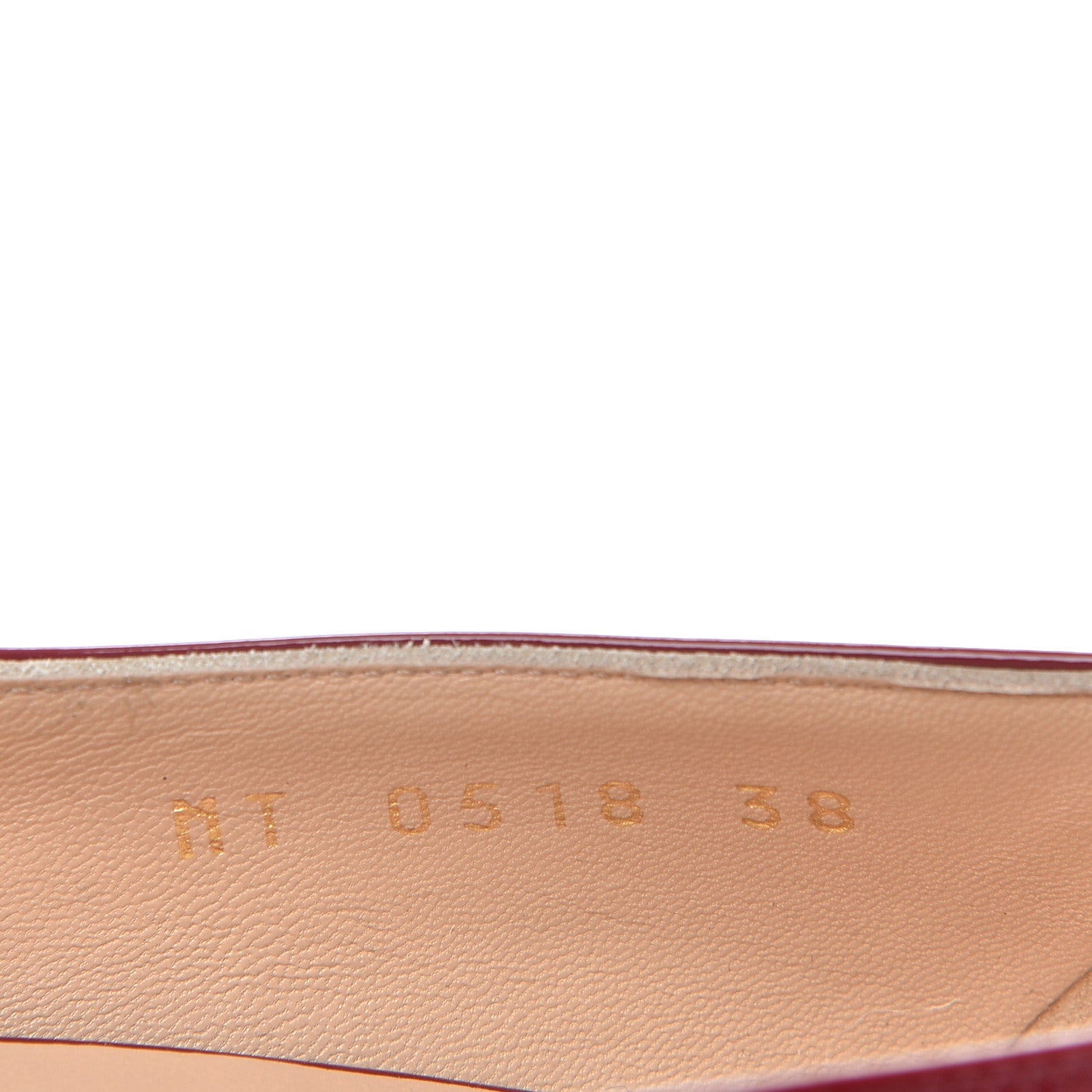 Christian Dior Patent Baby-D Ballet Pumps 38 Scarlet 10 of 11
