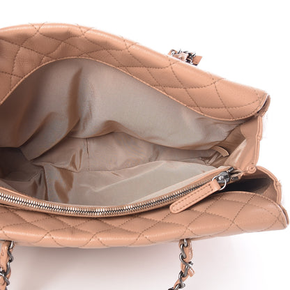 Chanel Caviar Quilted City Shopping Tote Beige 8 of 19
