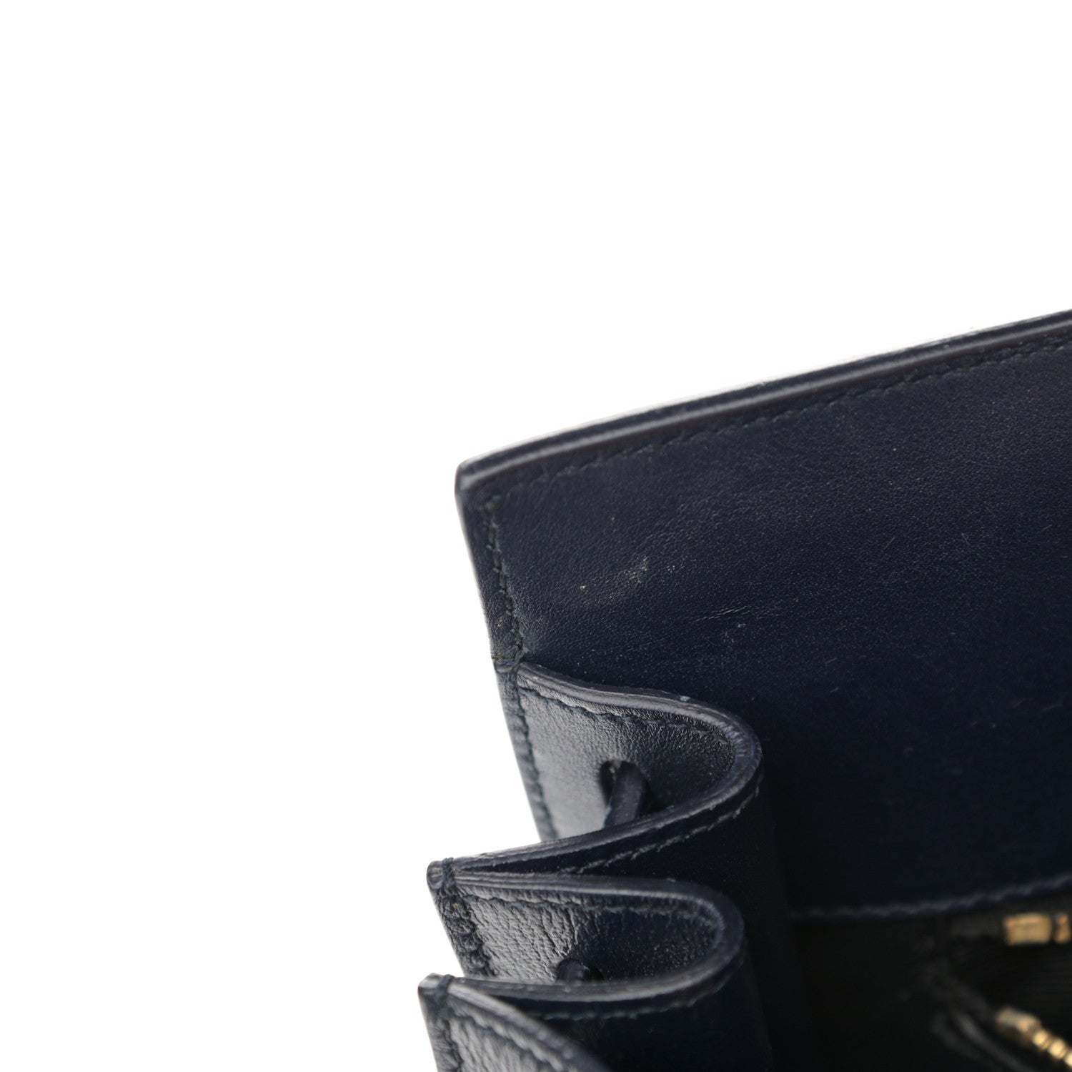 Saint Laurent Calfskin Small Sac De Jour Navy 12 of 17