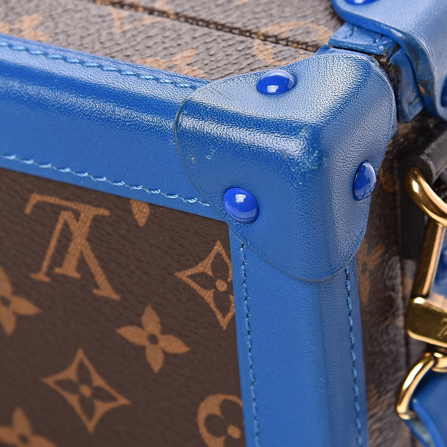 Louis Vuitton Monogram Petite Malle Blue Royal 15 of 17