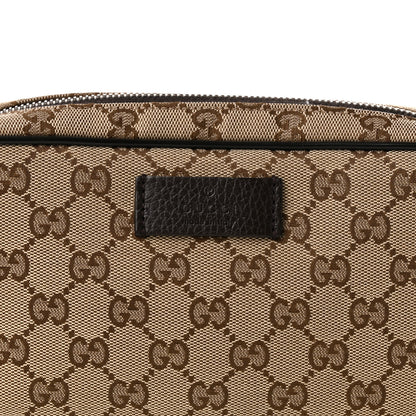 Gucci Monogram Belt Bag Dark Brown 8 of 10