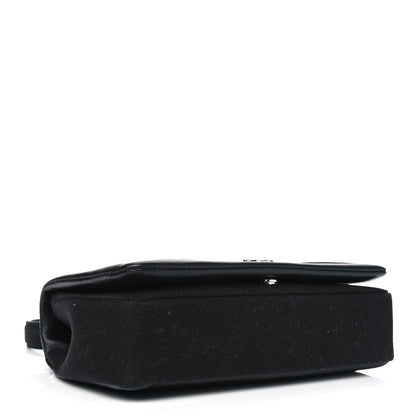 Burberry Canvas Printed Small Love Lola Bag Black 4 of 5