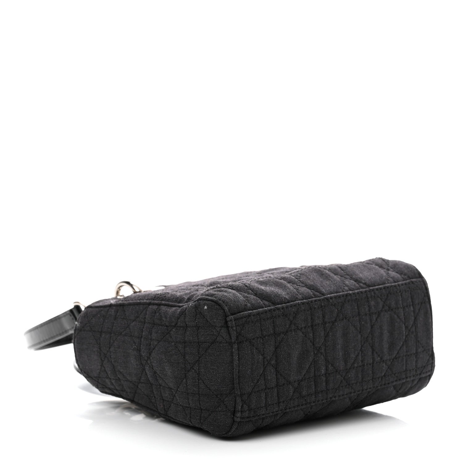 Christian Dior Canvas Cannage Mini Lady Dior Black 4 of 10