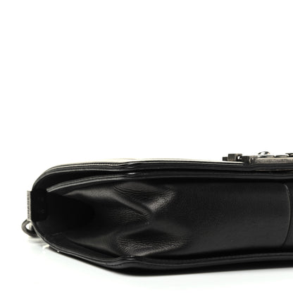 Chanel Calfskin Quilted Medium Boy Flap Black 8 of 9