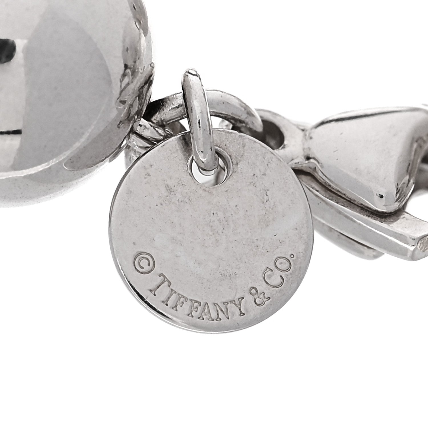 Tiffany Sterling Silver 10mm HardWear Ball Bracelet 3 of 4