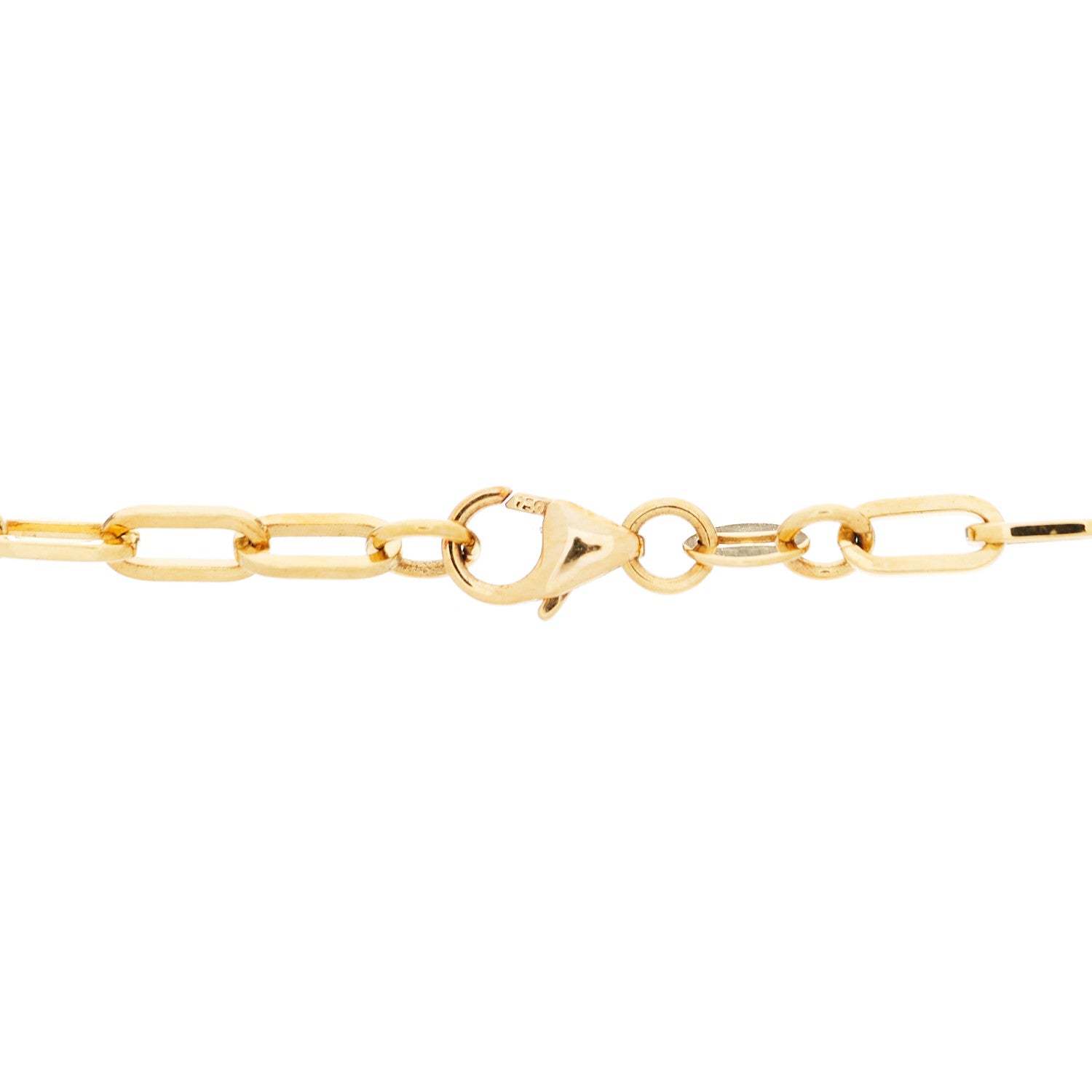 Foundrae 18K Yellow Gold Diamond Large Internal Compass Refined Clip Extension Chain Necklace 5 of 6