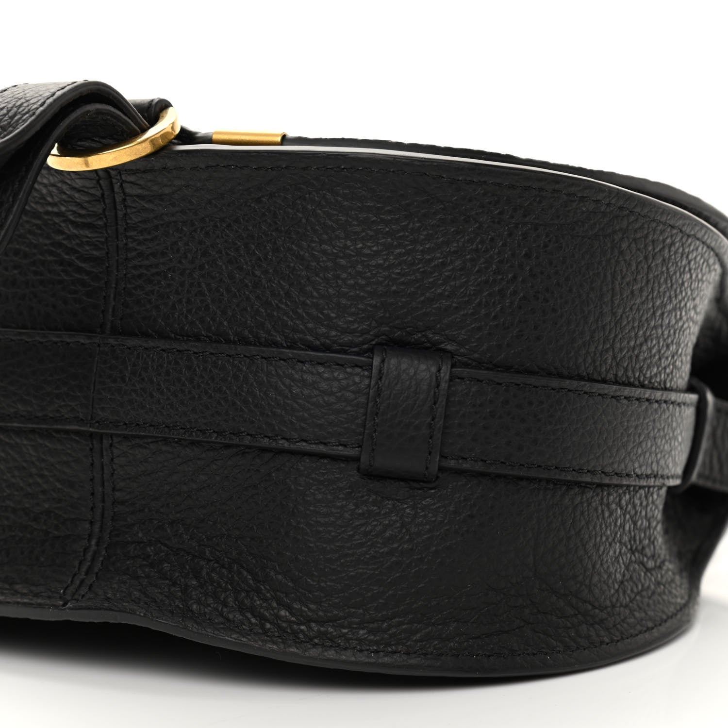 Chloe Calfskin Mini Marcie Round Crossbody Bag Black 8 of 8